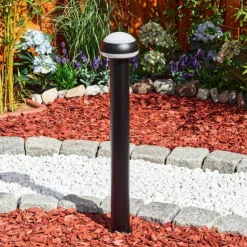 Borne lumineuse Vinara LED Noir, 1 lumière