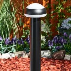 Borne lumineuse Vinara LED Noir, 1 lumière