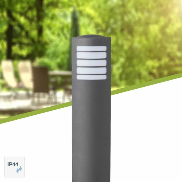 Borne lumineuse Brilliant Todd Anthracite, 1 lumière