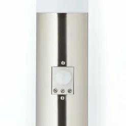 Borne lumineuse Brilliant Dody Argenté, 1 lumière, Détecteur de mouvement