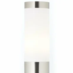 Borne lumineuse Brilliant Dody Argenté, 1 lumière, Détecteur de mouvement