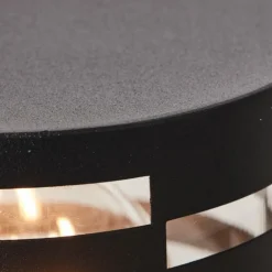 Borne lumineuse Brillliant Venlo Noir, 1 lumière