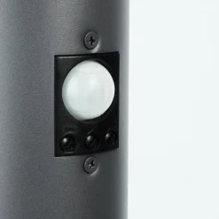 Borne lumineuse Caserta Anthracite, 1 lumière, Détecteur de mouvement