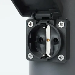 Borne lumineuse Caserta Anthracite, 1 lumière, Détecteur de mouvement