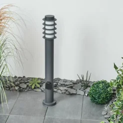 Borne lumineuse Caserta Anthracite, 1 lumière