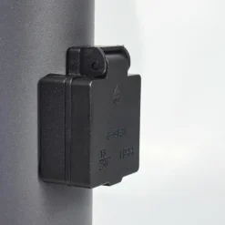 Borne lumineuse Caserta Anthracite, 1 lumière, Détecteur de mouvement