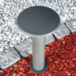 Borne lumineuse Chelmsford LED Anthracite, 1 lumière