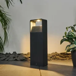 Borne lumineuse Dubona LED Anthracite, 1 lumière