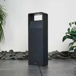 Borne lumineuse Dubona LED Anthracite, 1 lumière