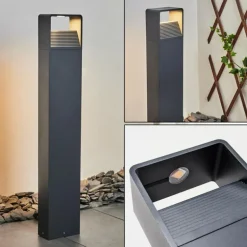 Borne lumineuse Dubona LED Anthracite, 1 lumière