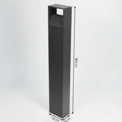 Borne lumineuse Dubona LED Anthracite, 1 lumière