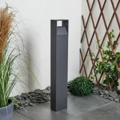 Borne lumineuse Dubona LED Anthracite, 1 lumière