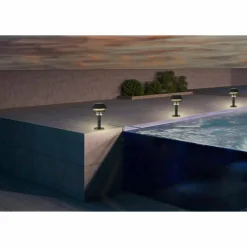 Borne lumineuse Eglo CHIAPPERA Noir, Blanc, 1 lumière