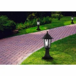 Borne lumineuse Eglo DUANERA Noir, 1 lumière