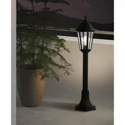 Borne lumineuse Eglo DUANERA Noir, 1 lumière
