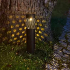 Borne lumineuse Eglo Z_SOLAR LED Noir, 1 lumière