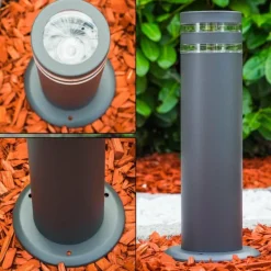 Borne lumineuse FOCUS Anthracite, 1 lumière