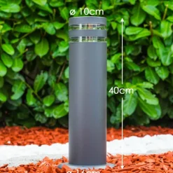 Borne lumineuse FOCUS Anthracite, 1 lumière