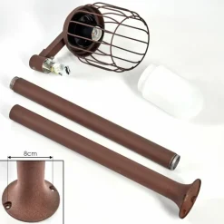 Borne lumineuse Foothills Rouille, 1 lumière