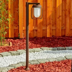 Borne lumineuse Foothills Rouille, 1 lumière