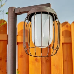 Borne lumineuse Foothills Rouille, 1 lumière