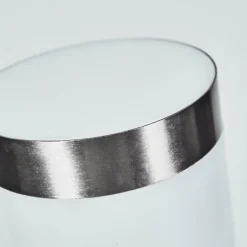 Borne lumineuse Gaborone LED Nickel mat, 1 lumière, Détecteur de mouvement