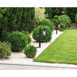 Borne lumineuse Globo ADELHEID Noir, 1 lumière