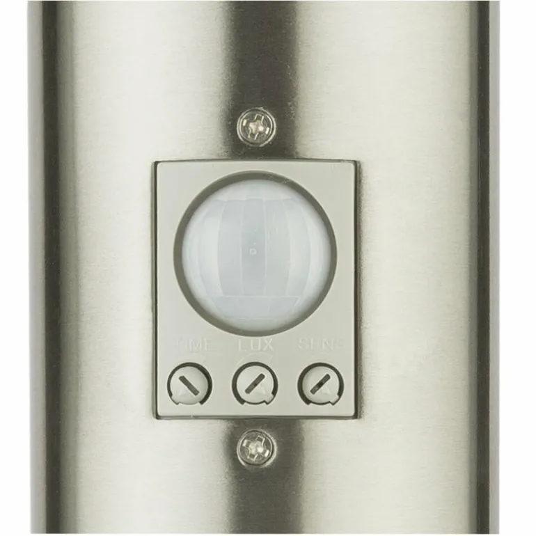 Borne lumineuse Globo BOSTON LED Blanc, 1 lumière, Détecteur de mouvement