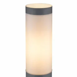 Borne lumineuse Globo BOSTON Anthracite, 1 lumière, Détecteur de mouvement