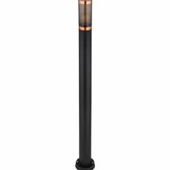Borne lumineuse Globo BOSTON Noir, 1 lumière