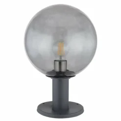 Borne lumineuse Globo HEDWIG Anthracite, 1 lumière
