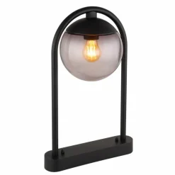 Borne lumineuse Globo MICHAEL Noir, 1 lumière