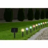 Borne lumineuse Globo SOLAR LED Noir, Transparent, 20 lumières, Changeur de couleurs