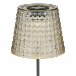 Borne lumineuse Globo SOLAR LED Fumée, Noir, 1 lumière