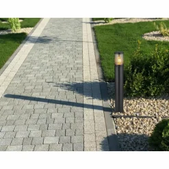 Borne lumineuse Globo XELOO Noir, 1 lumière