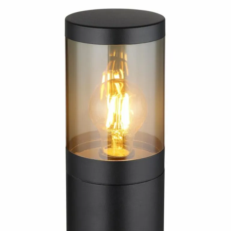 Borne lumineuse Globo XELOO Noir, 1 lumière
