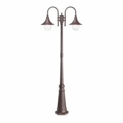 Borne lumineuse Ideallux CIMA Gris, 2 lumières