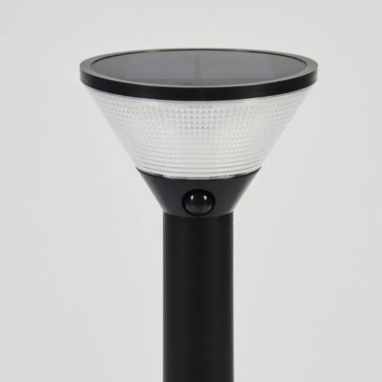 Borne lumineuse Joennierni LED Noir, 1 lumière, Détecteur de mouvement, Changeur de couleurs