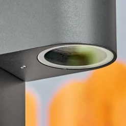 Borne lumineuse Kingstown Anthracite, 1 lumière