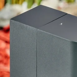 Borne lumineuse Kingstown Anthracite, 1 lumière