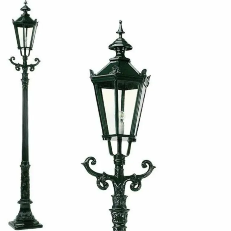 Borne lumineuse KS Verlichting Washington Noir, 1 lumière