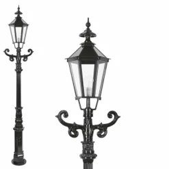 Borne lumineuse KS Verlichting Noir, 1 lumière