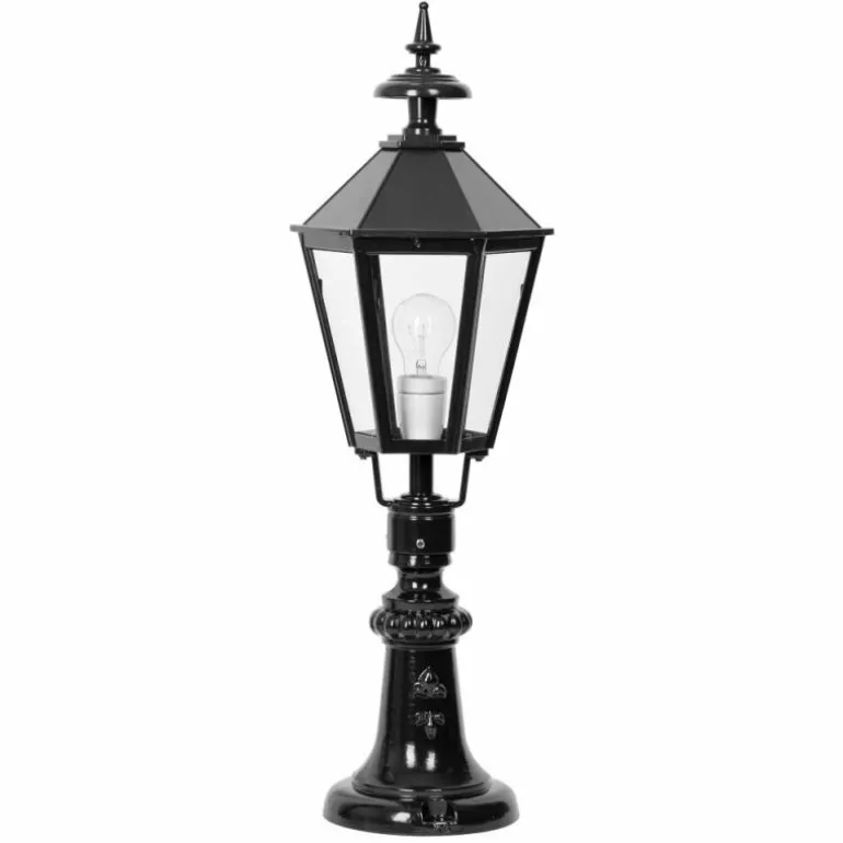 Borne lumineuse KS Verlichting Oxford Noir, 1 lumière