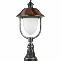 Borne lumineuse LCD Nabburg LED Cuivre, Noir, 1 lumière