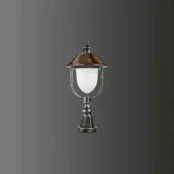 Borne lumineuse LCD Nabburg LED Cuivre, Noir, 1 lumière