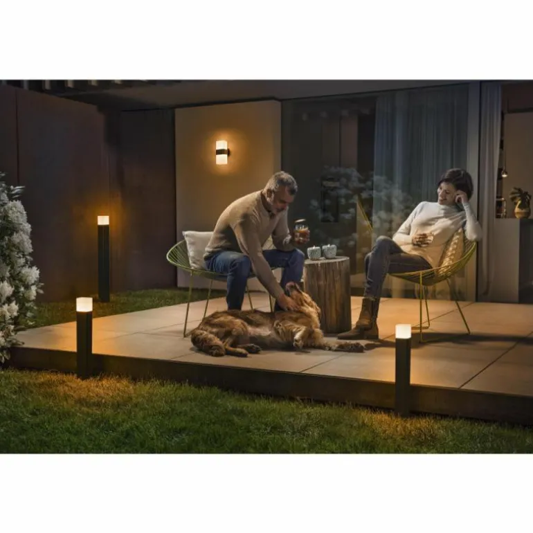 Borne lumineuse LEDVANCE CUBE Gris, 1 lumière, Changeur de couleurs