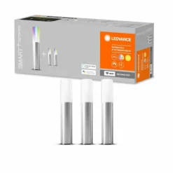 Borne lumineuse LEDVANCE GARDEN POLE Acier inoxydable, 1 lumière, Changeur de couleurs