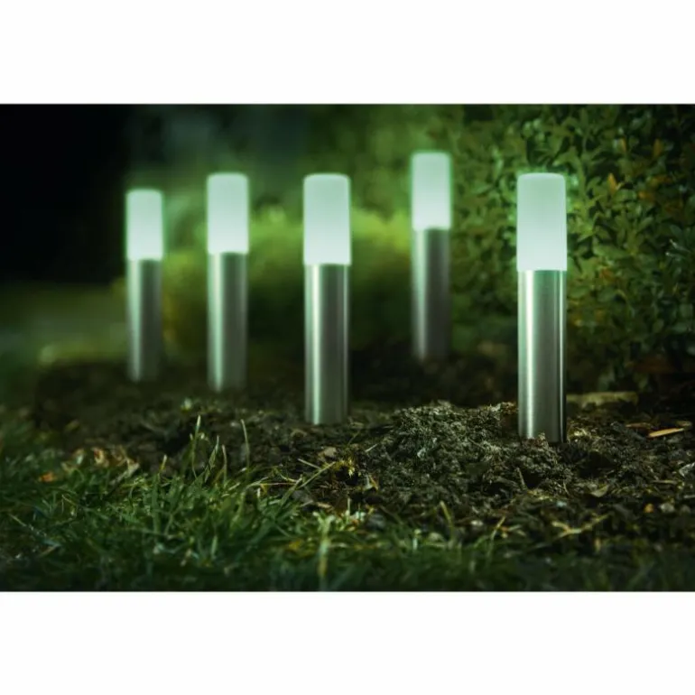 Borne lumineuse LEDVANCE GARDEN POLE Acier inoxydable, 1 lumière, Changeur de couleurs