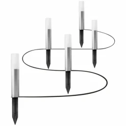 Borne lumineuse LEDVANCE GARDEN POLE Acier inoxydable, 1 lumière, Changeur de couleurs