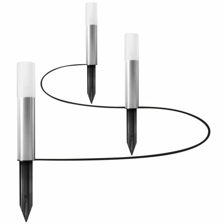 Borne lumineuse LEDVANCE GARDEN POLE Acier inoxydable, 1 lumière, Changeur de couleurs